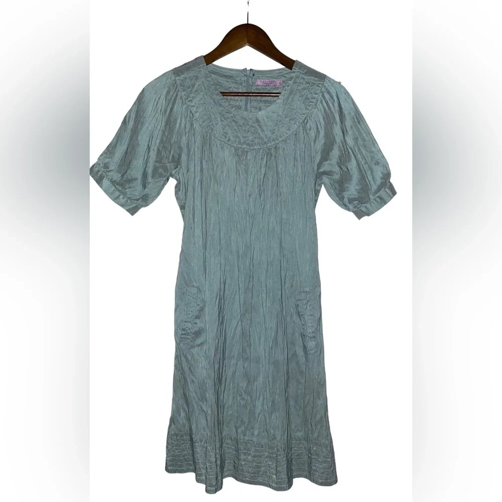 Christiane Cello Calypso Silk Mini Dress Women L Formal Glam Cocktail Dinner